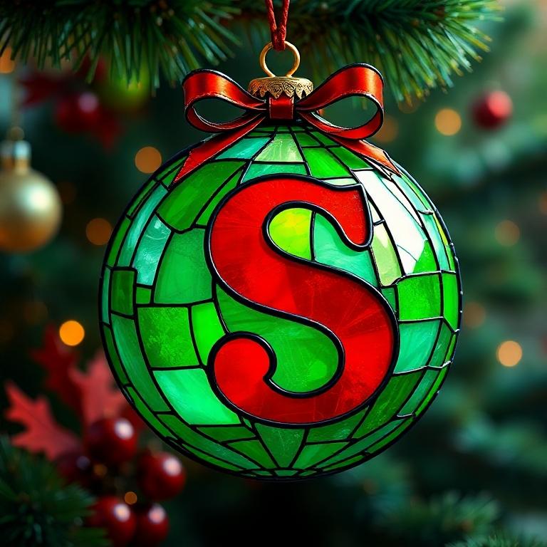 Christmas balls 5 — litera S