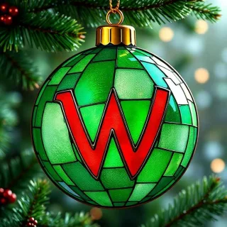 Christmas balls 5 — litera W