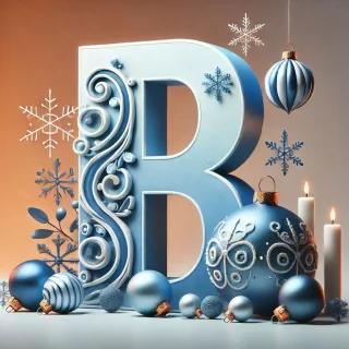 Christmas balls 6 — litera B