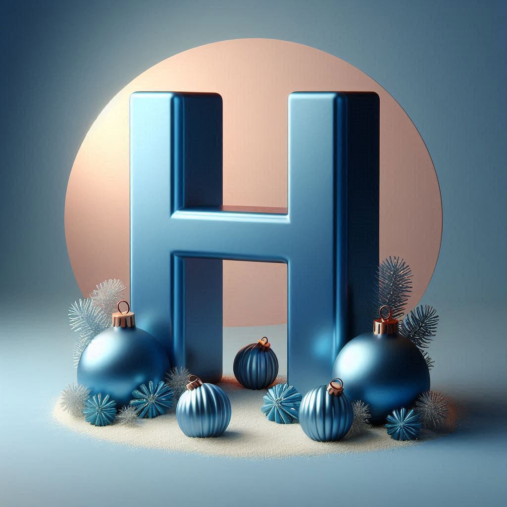 Christmas balls 6 — litera H