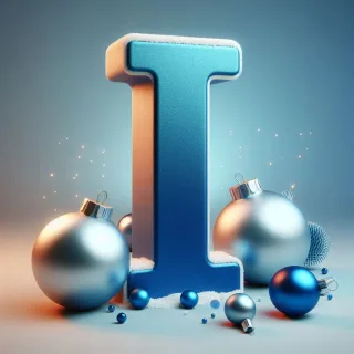 Christmas balls 6 — litera I