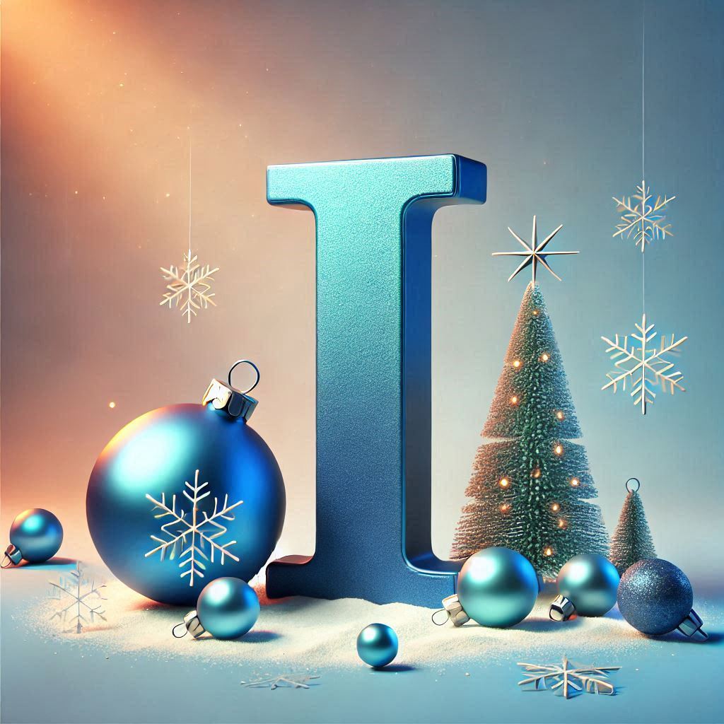 Christmas balls 6 — litera I (wariant 2)
