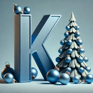 Christmas balls 6 — litera K