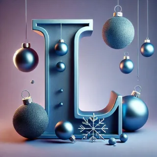 Christmas balls 6 — litera L