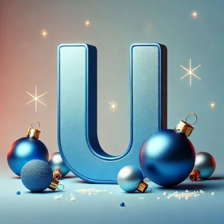 Christmas balls 6 — litera U