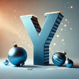 Christmas balls 6 — litera Y (wariant 2)