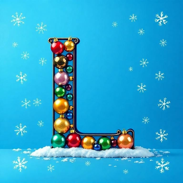 Christmas balls 7 — litera L