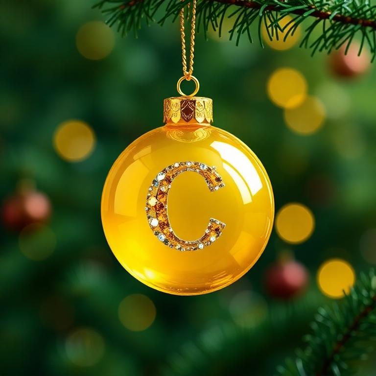 Christmas balls 8 — litera C