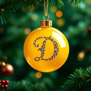 Christmas balls 8 — litera D