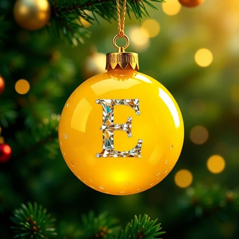 Christmas balls 8 — litera E