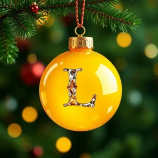 Christmas balls 8 — litera L
