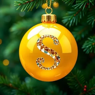 Christmas balls 8 — litera S