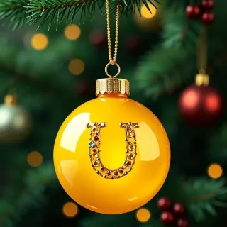 Christmas balls 8 — litera U