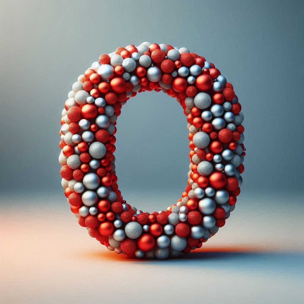 Christmas balls — litera O