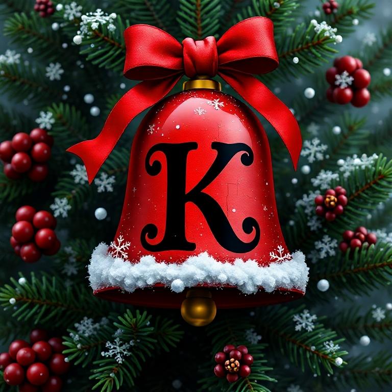 Christmas bell 2 — litera K