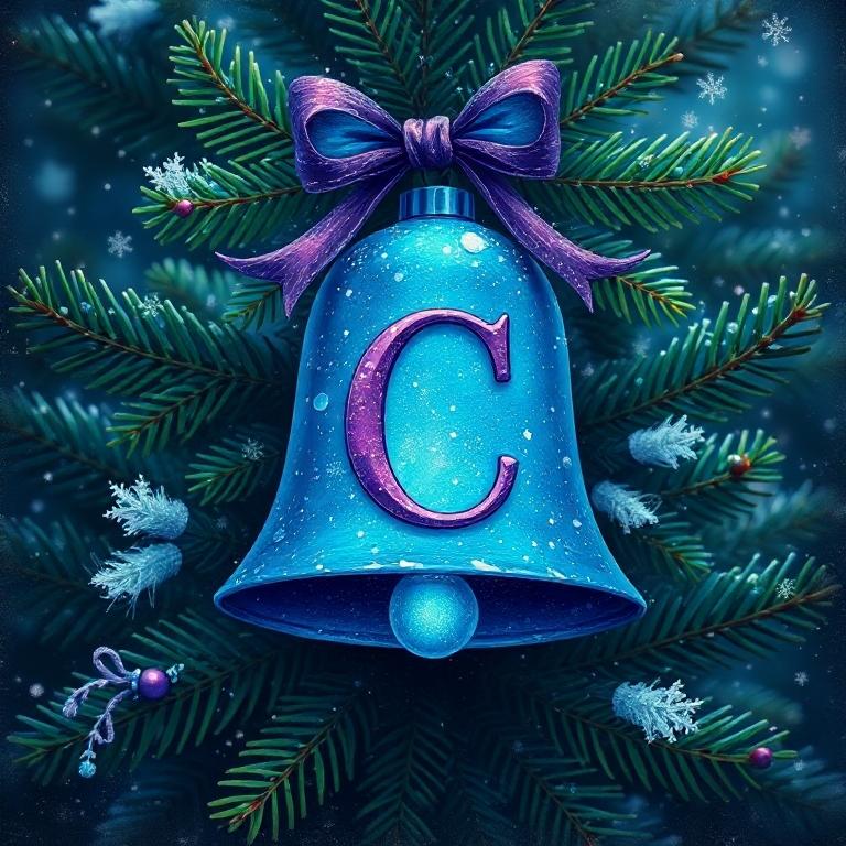 Christmas bell — litera C