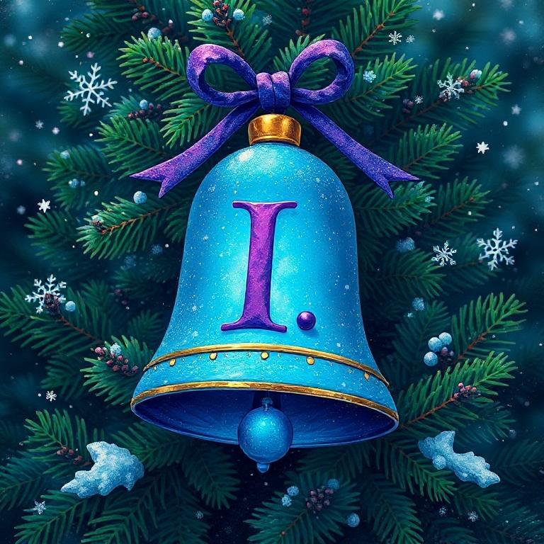 Christmas bell — litera I