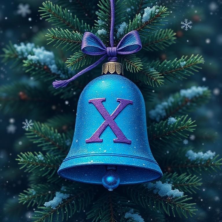 Christmas bell — litera X