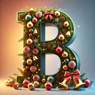 Christmas bells — litera B