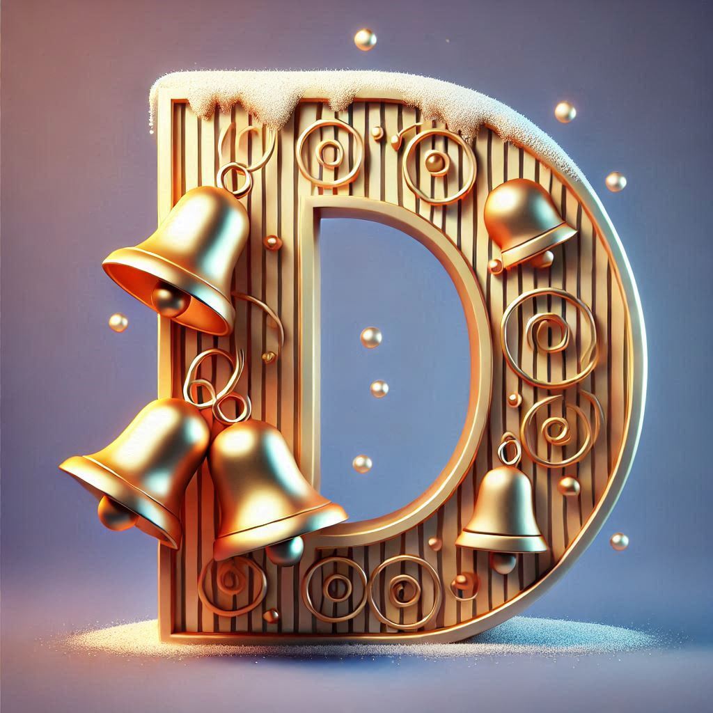 Christmas bells — litera D