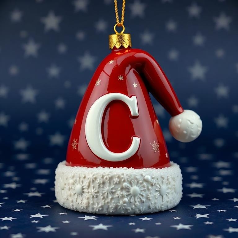Christmas cap — litera C