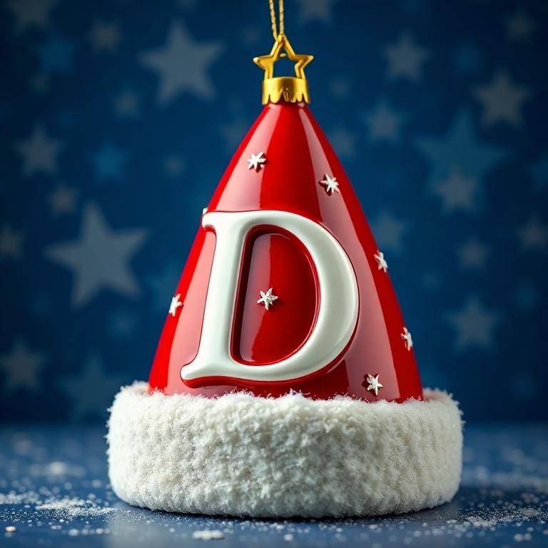 Christmas cap — litera D
