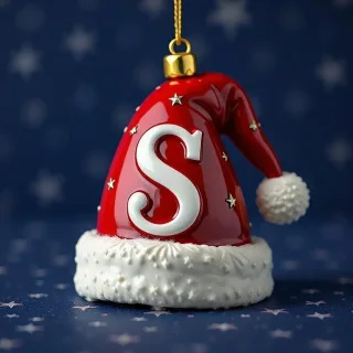 Christmas cap — litera S