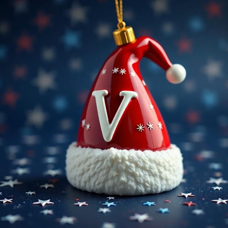 Christmas cap — litera V