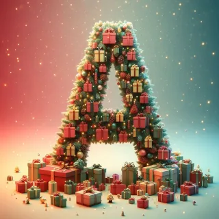 Christmas gifts 2 — litera A (wariant 2)
