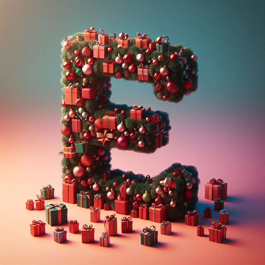 Christmas gifts 2 — litera E