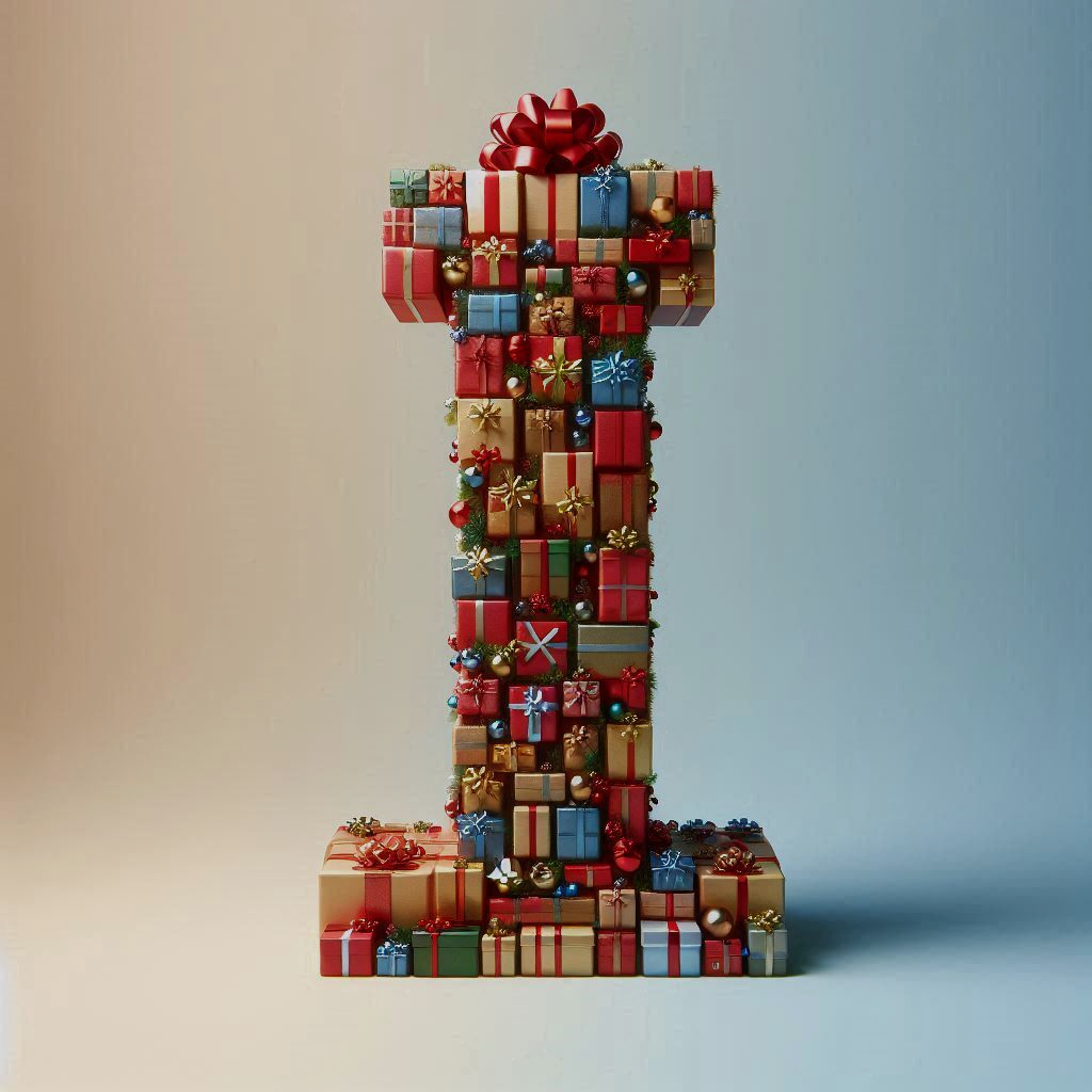 Christmas gifts 2 — litera I (wariant 2)