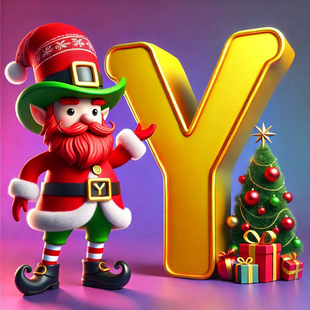 Christmas gnome — litera Y