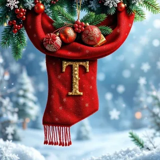 Christmas scarf