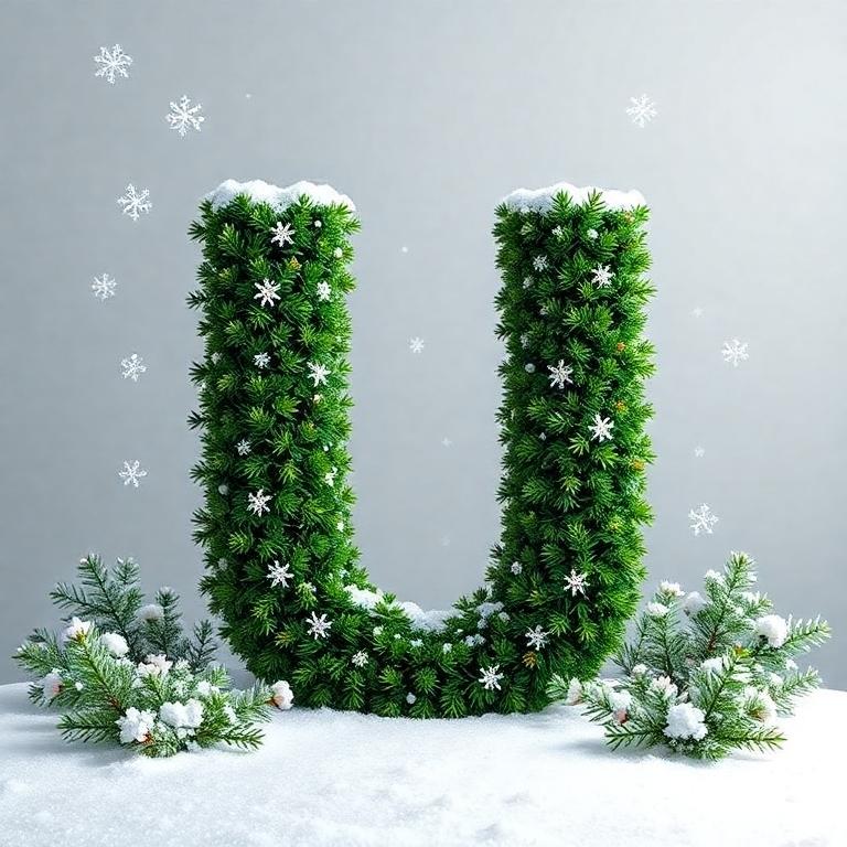 Christmas spruce 2 — litera U