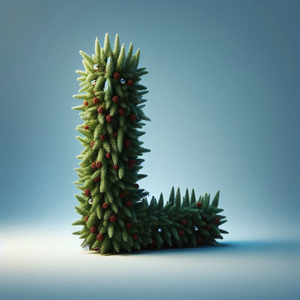 Christmas spruce — litera L