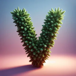 Christmas spruce — litera V