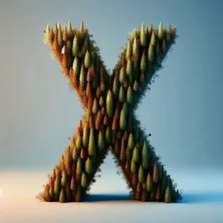 Christmas spruce — litera X
