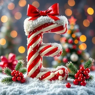 Christmas stick candy