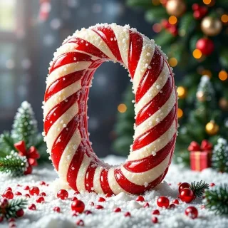 Christmas stick candy