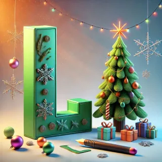 Christmas tree 3 — litera L (wariant 2)