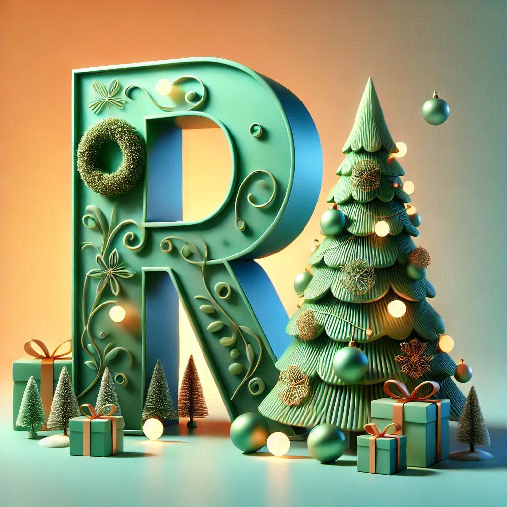 Christmas tree 3 — litera R (wariant 2)