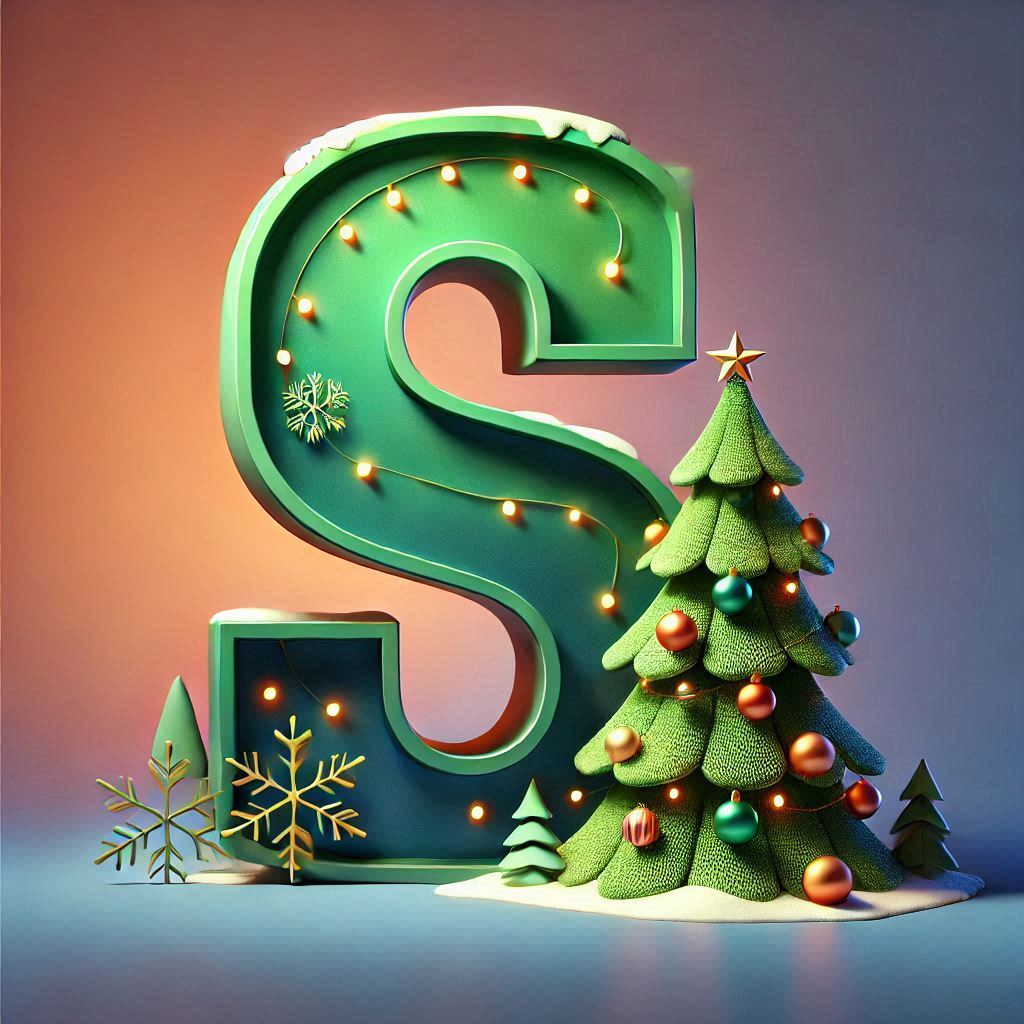 Christmas tree 3 — litera S (wariant 2)