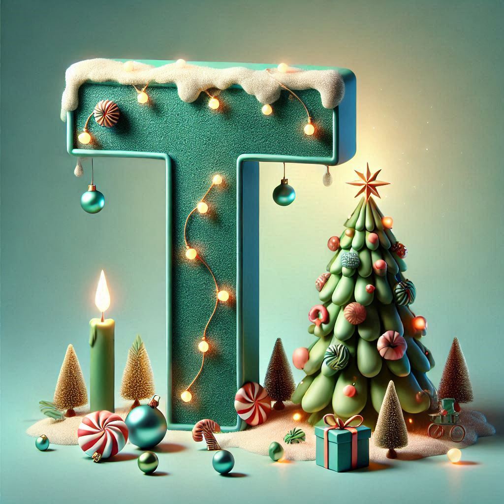 Christmas tree 3 — litera T (wariant 2)
