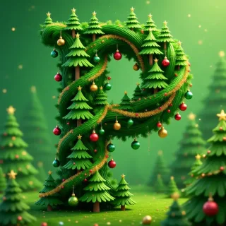 Christmas tree 4 — litera P