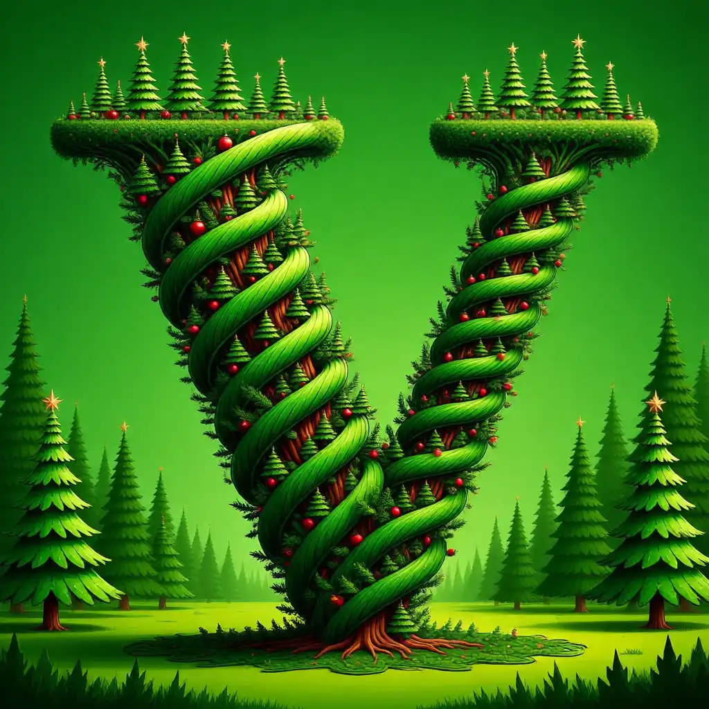 Christmas tree 4 — litera V