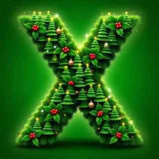 Christmas tree 4 — litera X