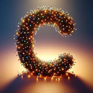 Christmas tree lights — litera C