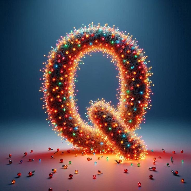 Christmas tree lights — litera Q