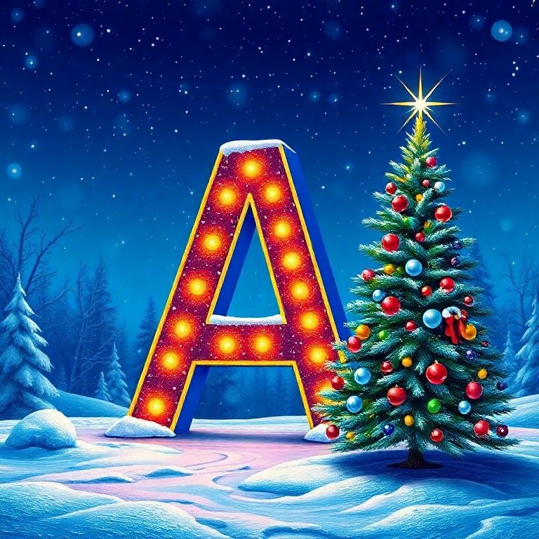Christmas tree — litera A