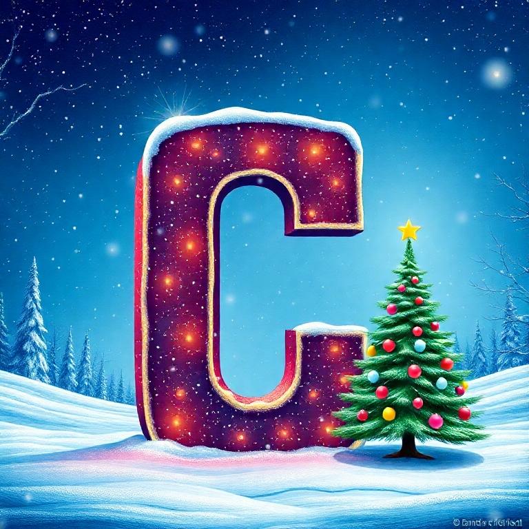 Christmas tree — litera C